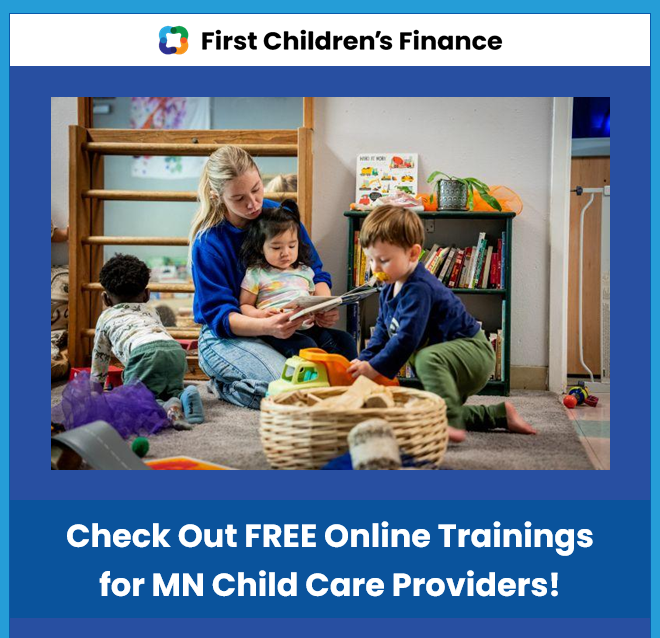 First Children's Finance - FREE Online trainings for childcare providers.