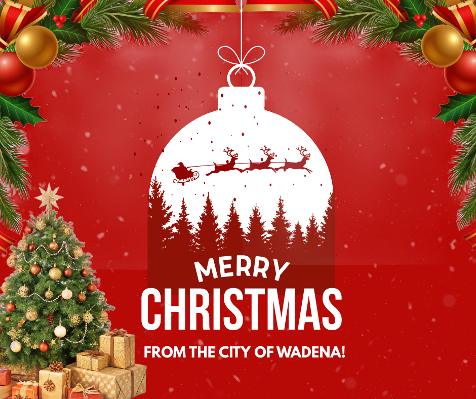 Merry Christmas from the City of Wadena