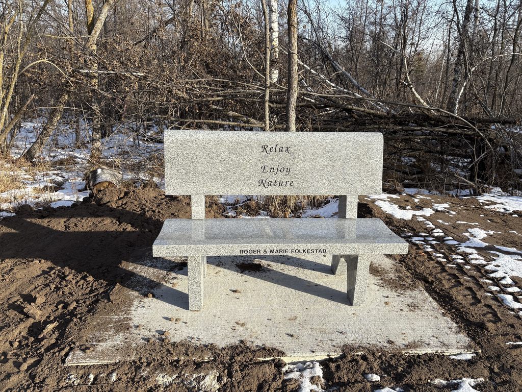 Relax and Enjoy Nature Bench