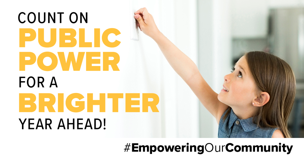 Count on public power for a brighter year ahead!