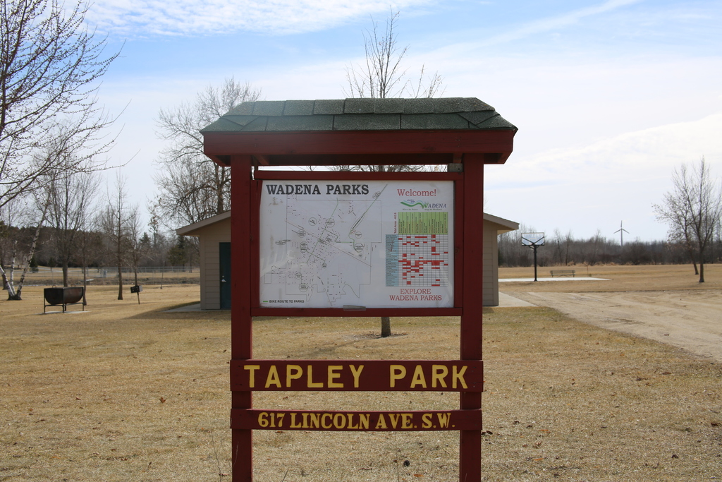 Tapley park Sign