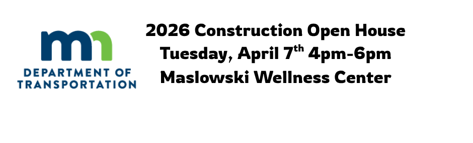 2026 Construction Open House - April 7th from 4pm-6pm at the MAS