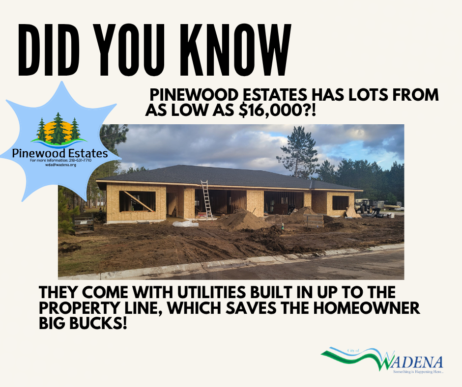 Did you know Pinewood Estates lots start as low as $16,000 with utilities already installed to the property line! 