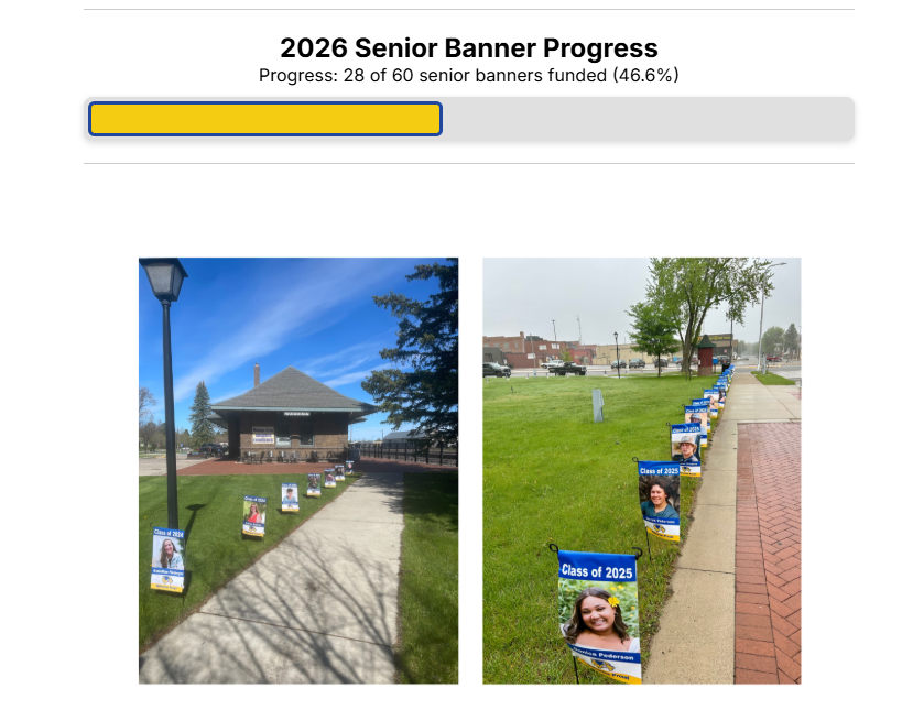 Senior Banner Progress - 46% funded