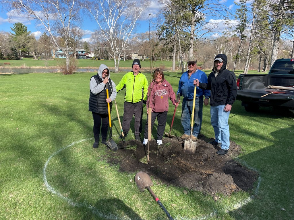 Wadena Park Board - Planting a tree for Arbor Day 2026!