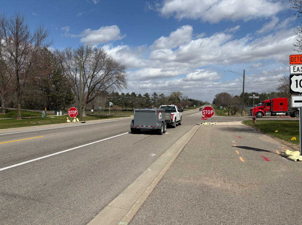 Photo of the Four Way Stop at the Co Rd 4 and Harry Rich Dr Intersection