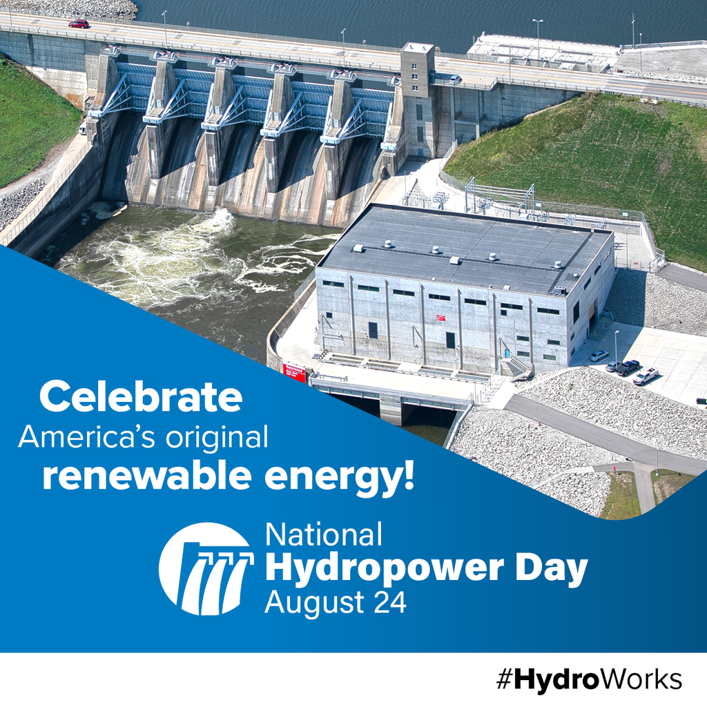 Celebrate renewable energy with National Hydropower Day on August 24th!