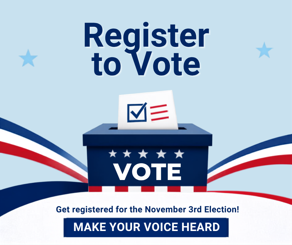register to vote for Nov 3 election