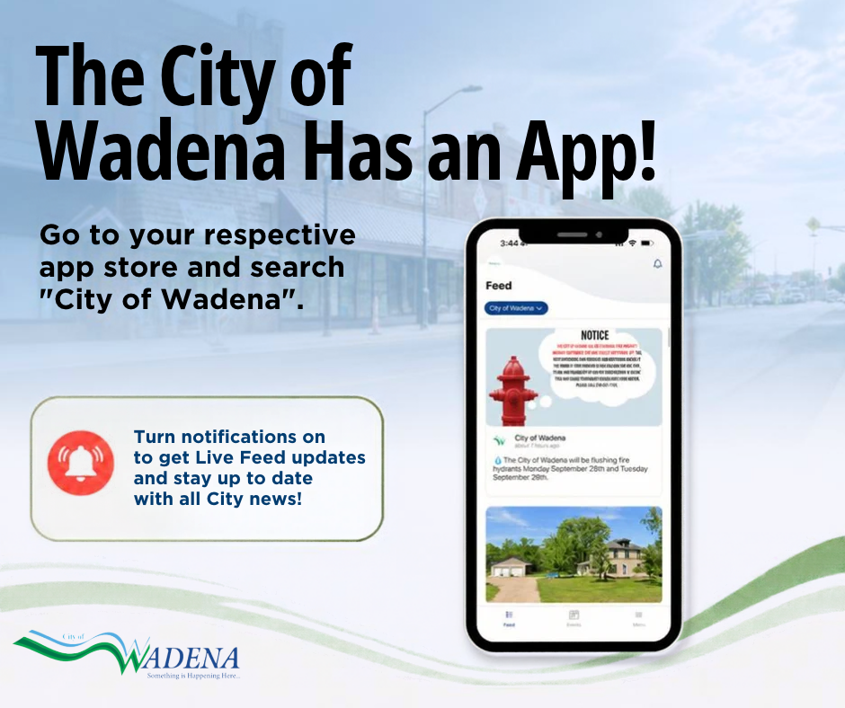 The city of Wadena has an app!