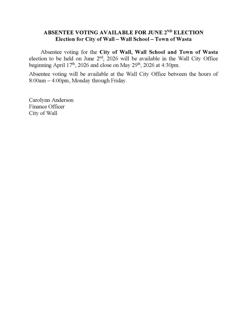 Absentee Voting Deadline