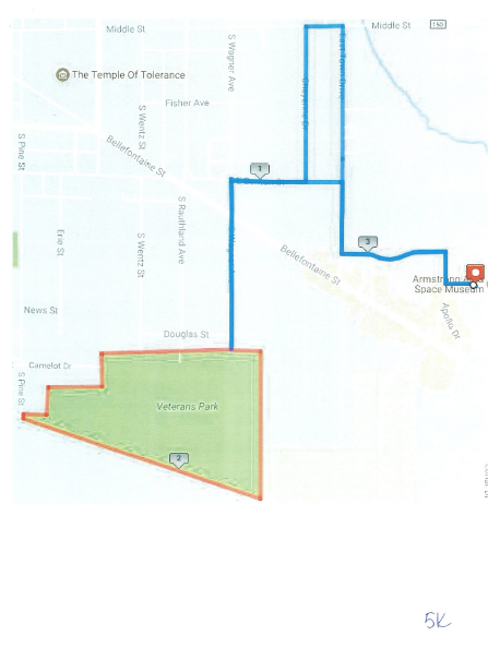 5k route