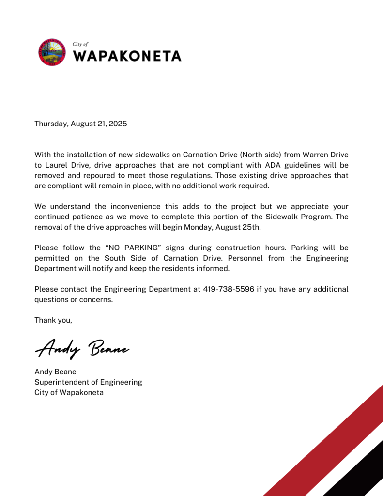 engineering notice
