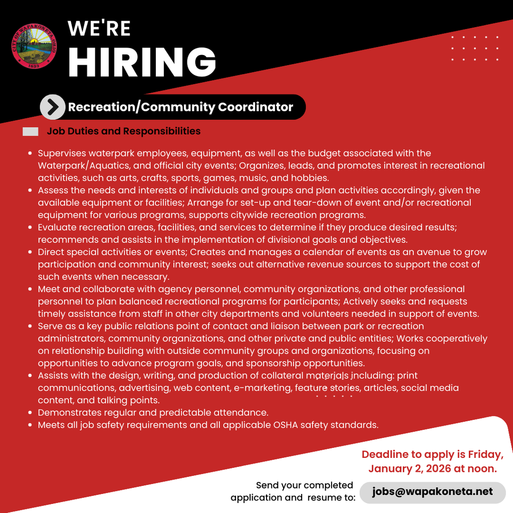 Recreation Coordinator