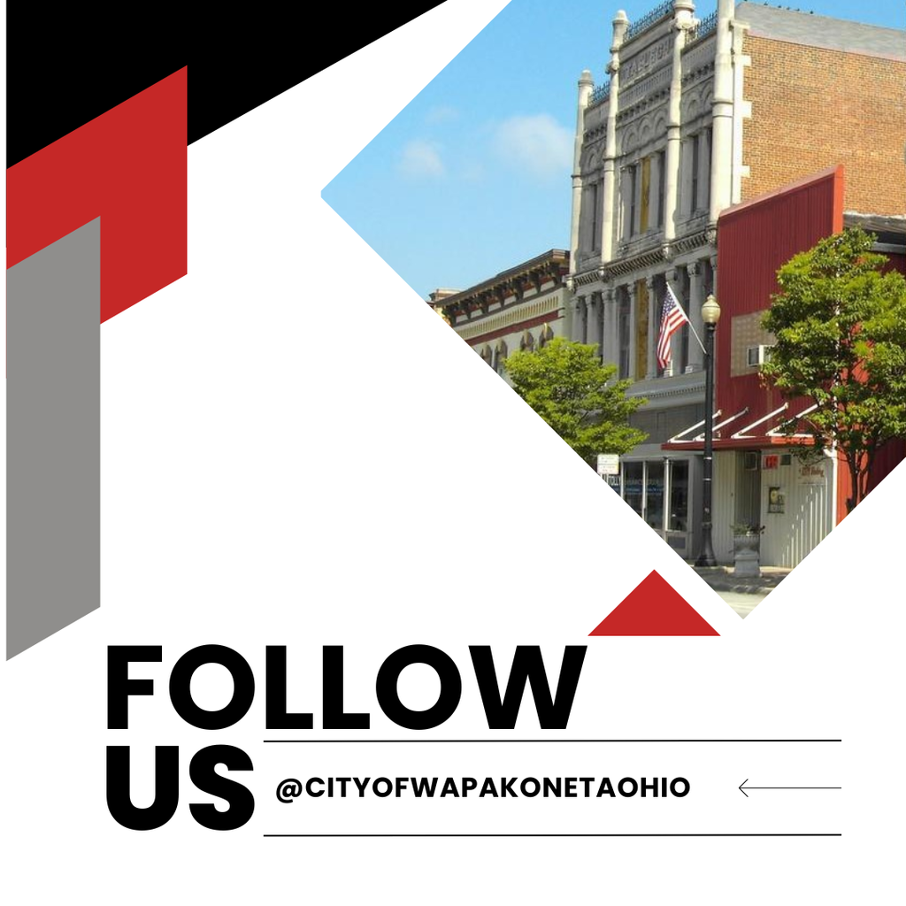 Follow @cityofwapakonetaohio on Instagram!
