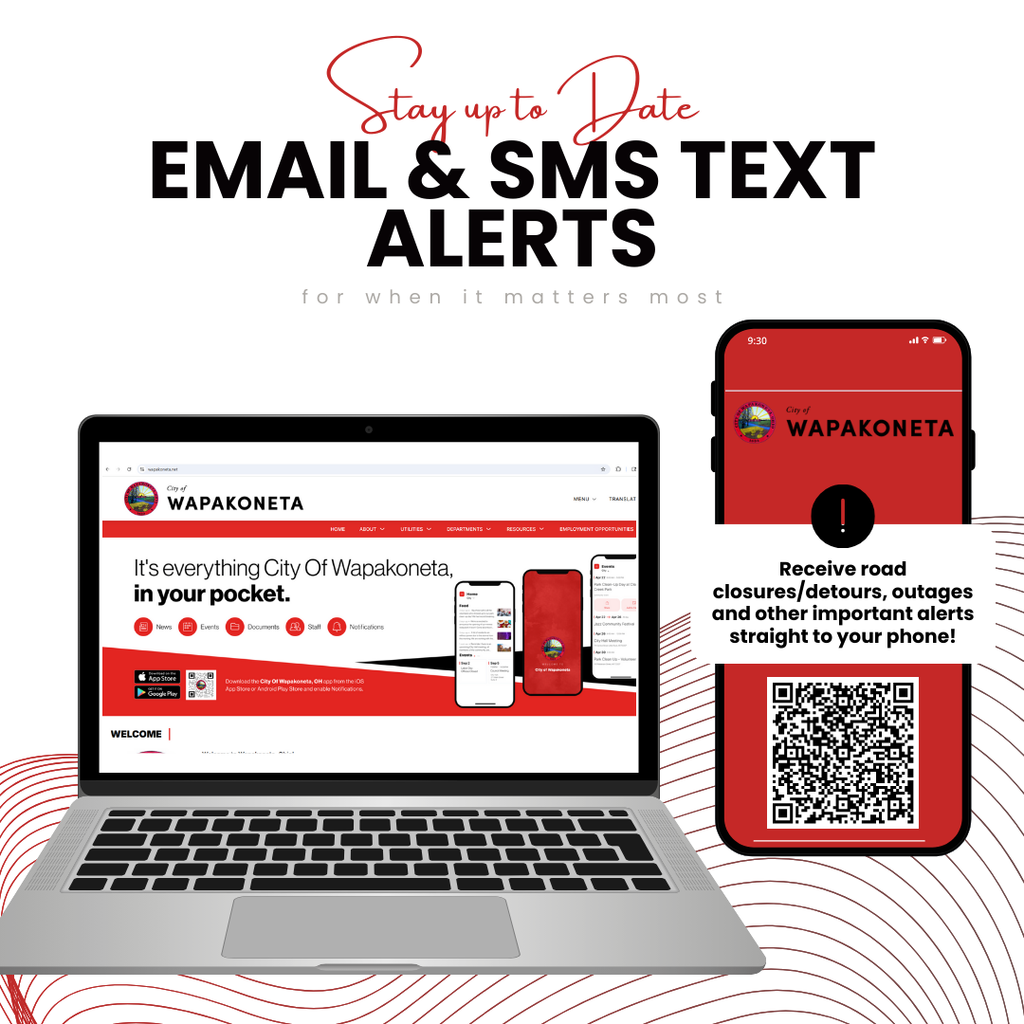 SMS and Email Alerts!