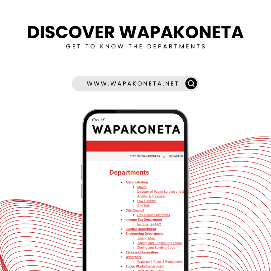 Departments on Website