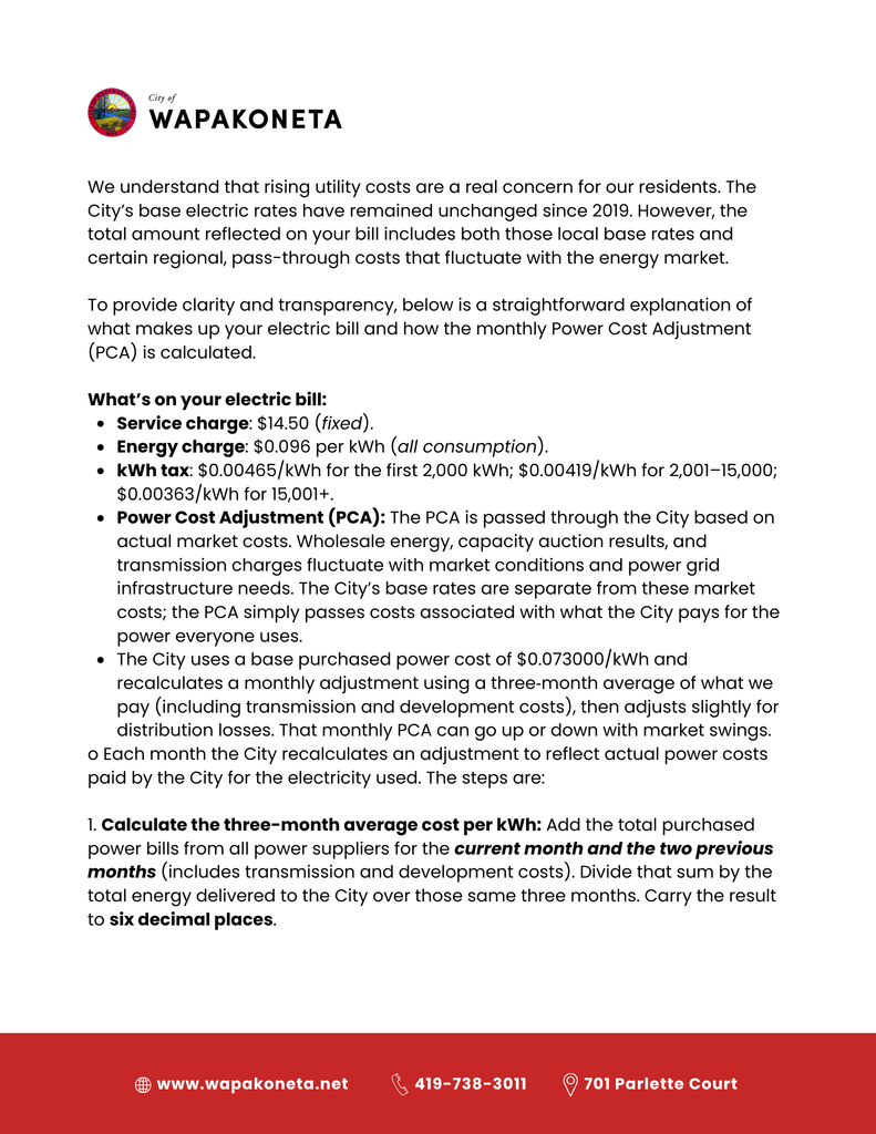 Rising Utility Costs