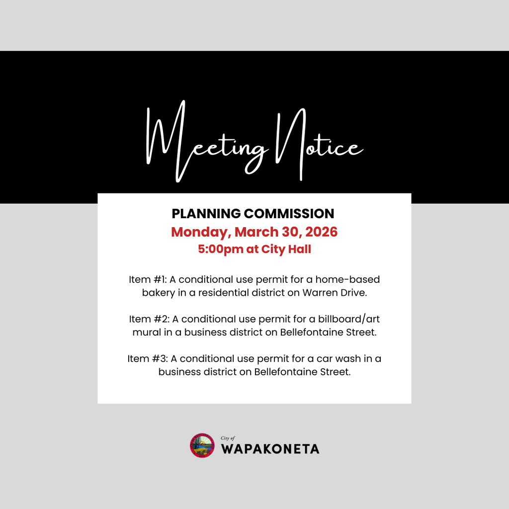 Upcoming Meeting Notice