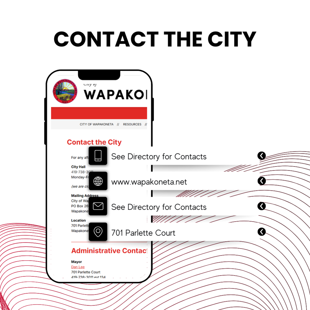 Contact the City - Contact Page 