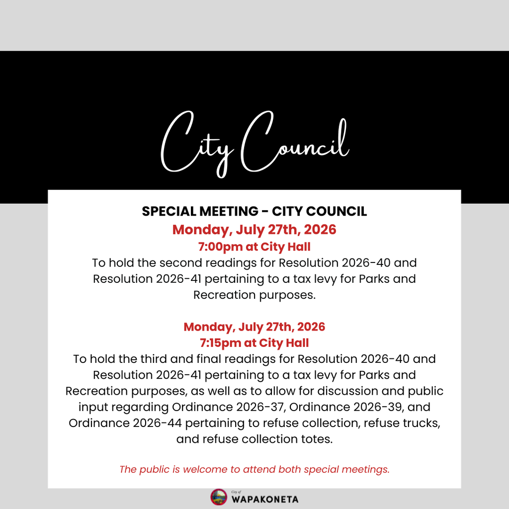 City Council Notice