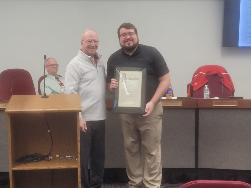 Mayor Dan Lee and Councilor Miller