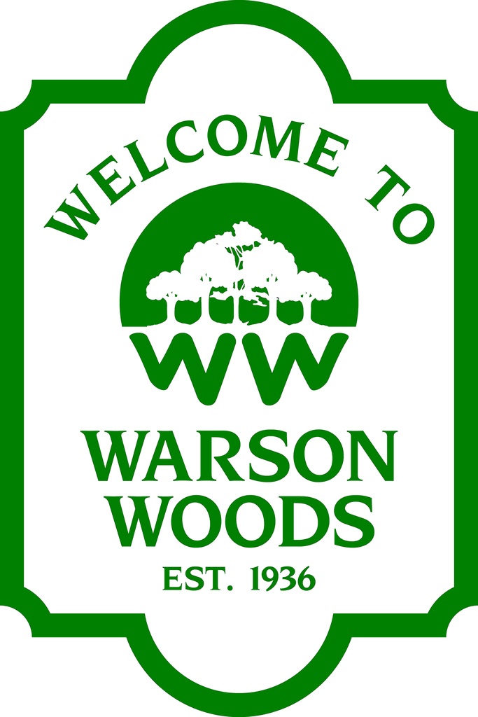 A Sign that says Welcome to Warson Woods Established 1936