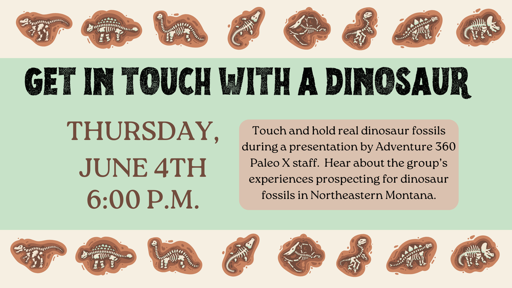 Get in Touch with a Dinosaur