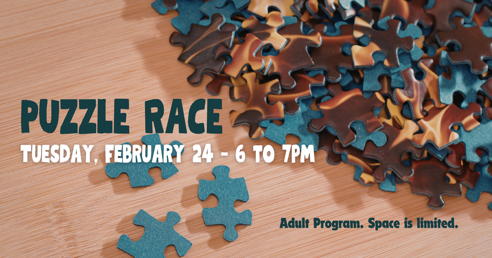 Puzzle Race February 24 6 to 7 pm