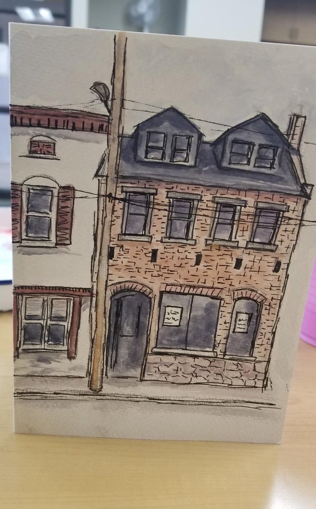 Urban Sketching Sample from Art Club