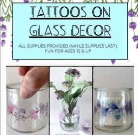 Tattoos on Glass Decor
