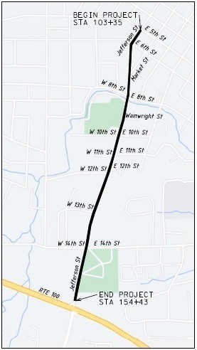 Jefferson project map