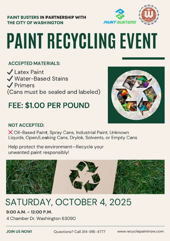 Paint Recycling Event Flyer