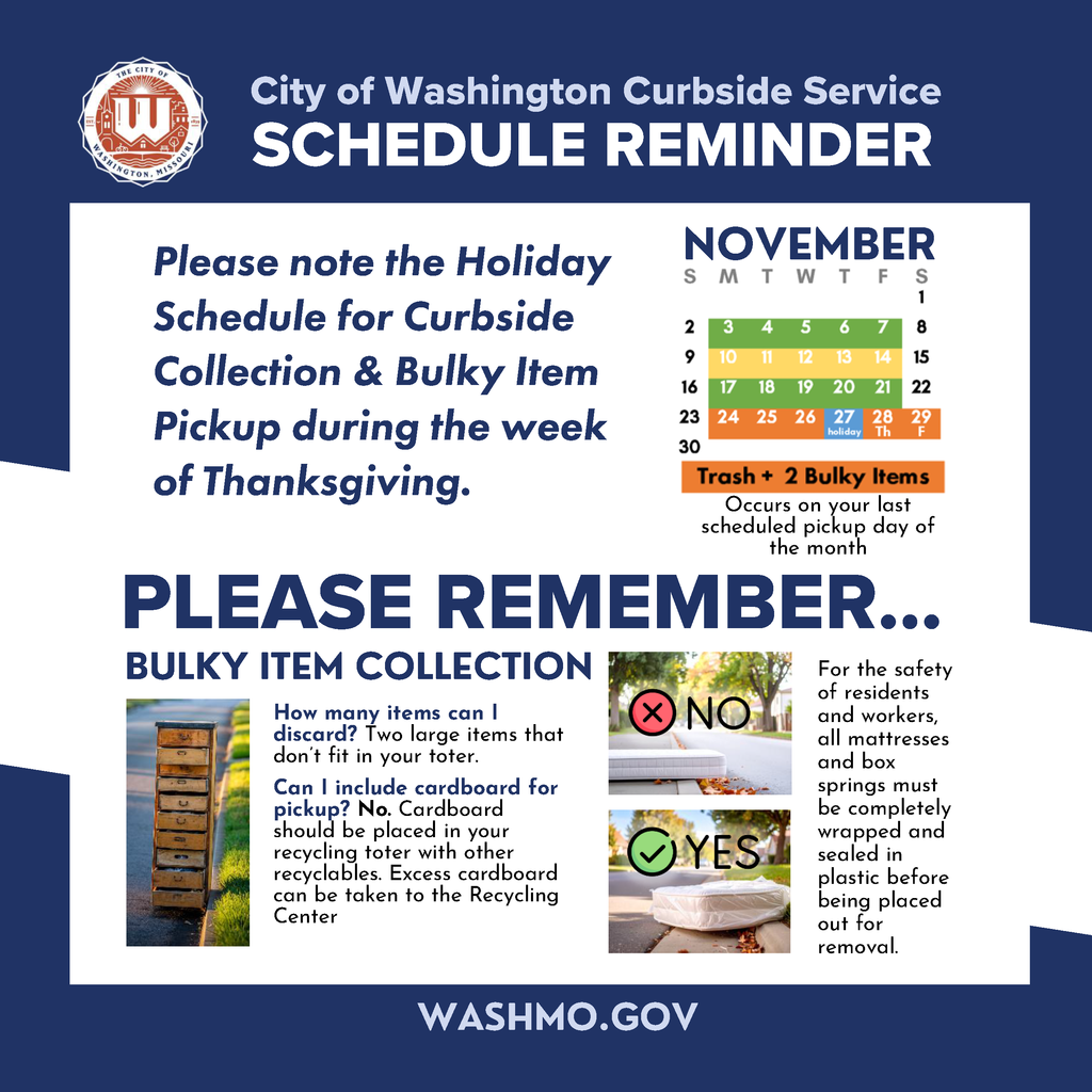 Big Trash Informational Reminder Nov 2025