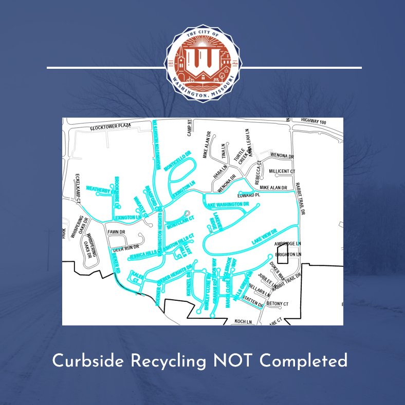 Recycling not completed Dec 2