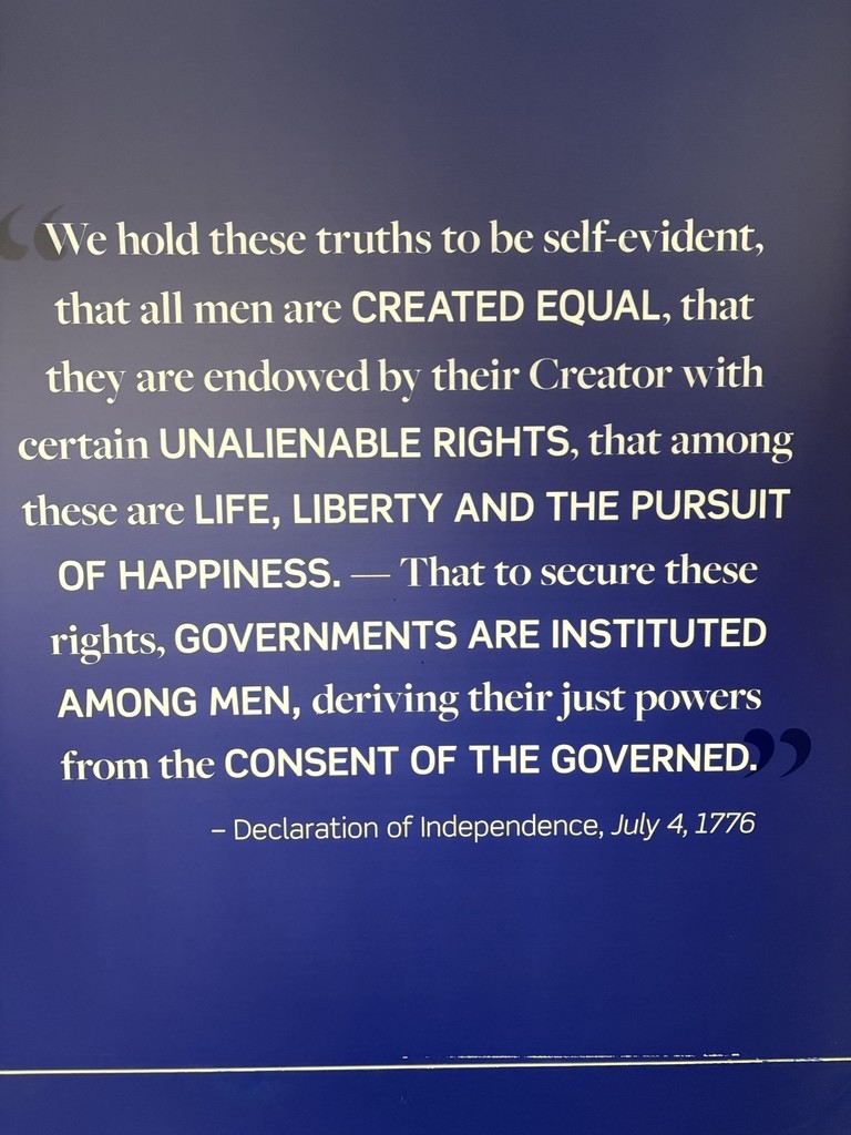Quote from the Declaration of Indepenence