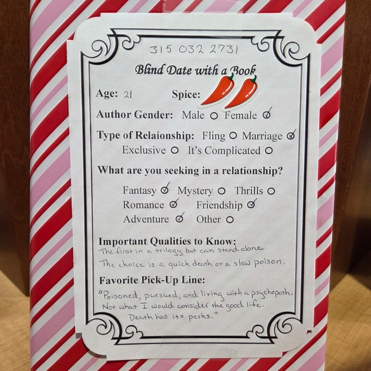 blind dates with a book, wrapped 
