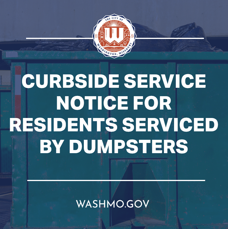 dumpster service notice