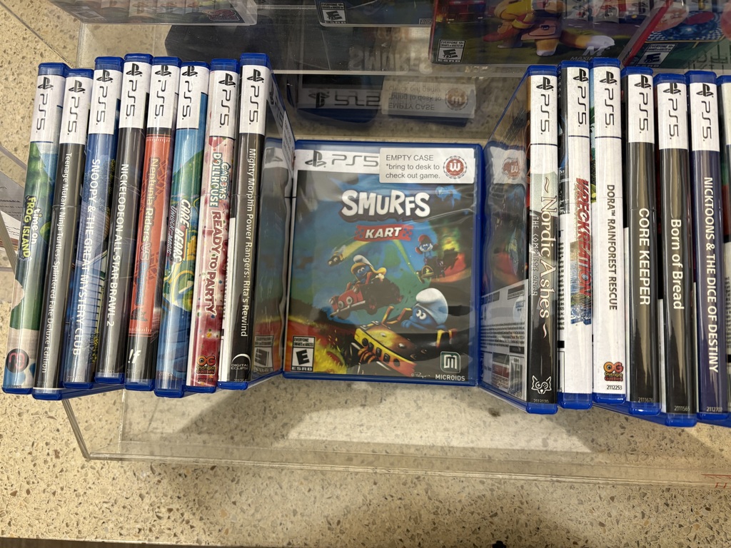 Playstation Games on their side