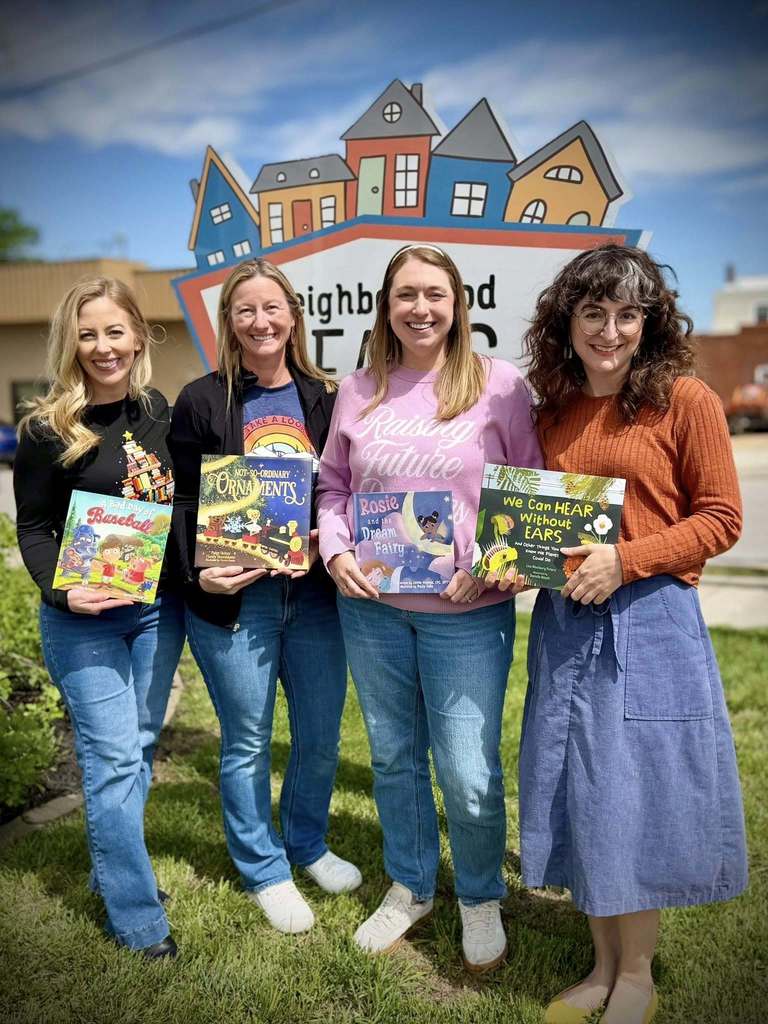 Authors and their books at Neighborhood Reads