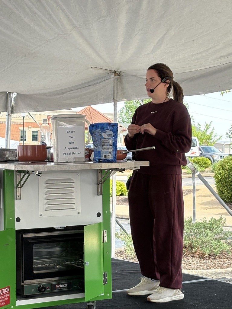 Sarah Kraffty on the stage