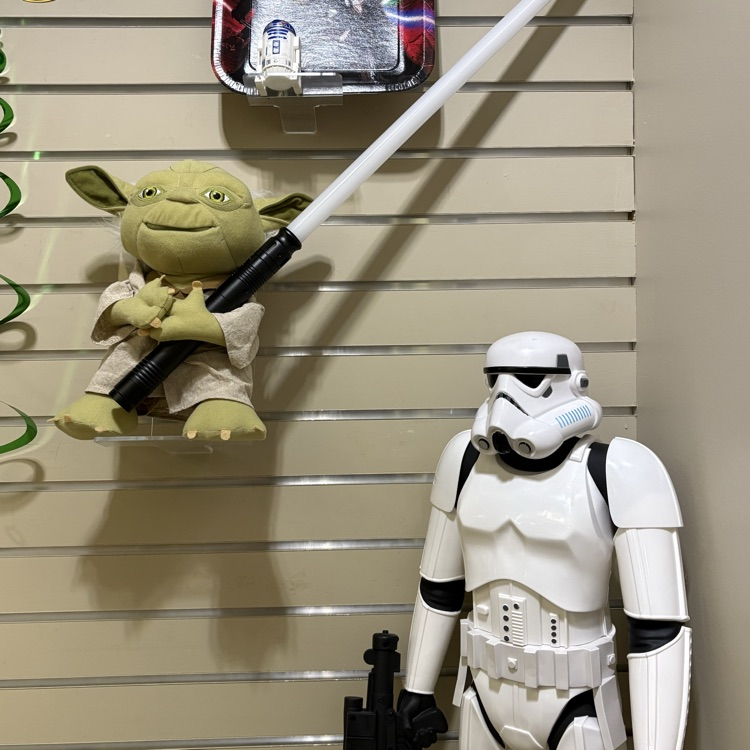 yoga and stormtrooper