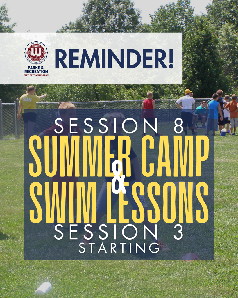 Sessuib 8 Summer Camp & Swim Lessions Session 3 Starting