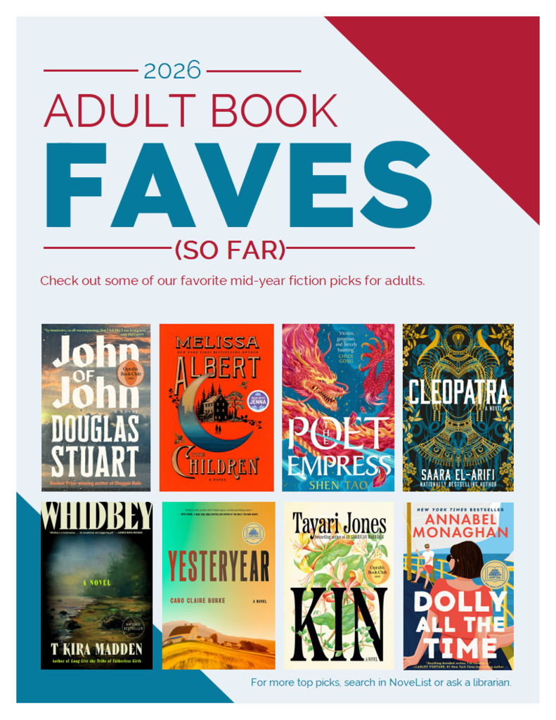 Adult Book Faves (So Far)