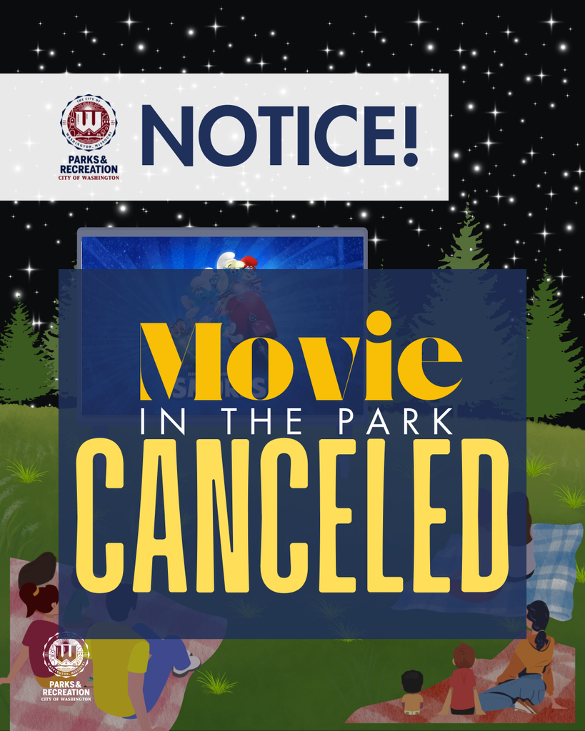Movie in the Park CANCELLED