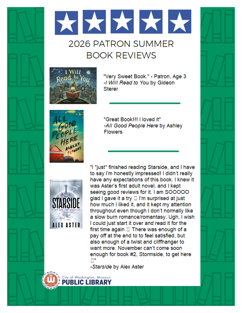 2026 Recommendations from Patrons
