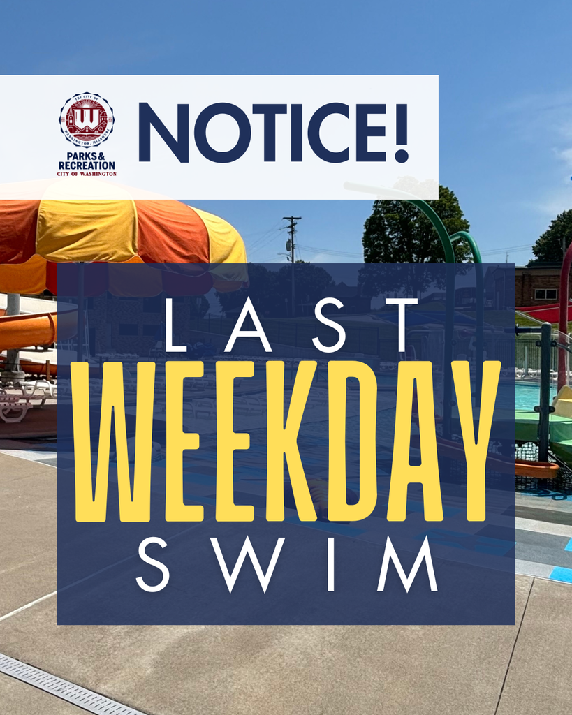 NOTICE! Last weekday swim - image of the Agnus nolting Aquatic Cemplex
