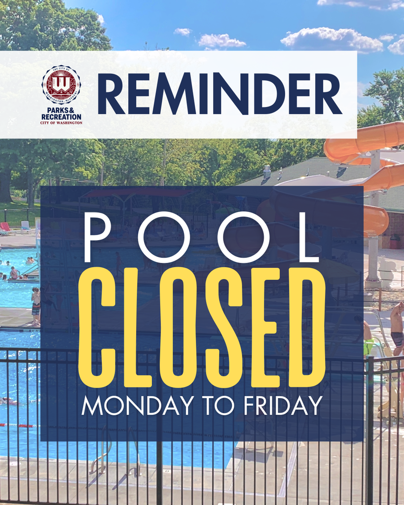 REMINDER! The pool is closed Monday to Friday for the regular season and has swithed to post season hours. - Image of Agnes Nolting Aquatic Complex Pool with people swimming