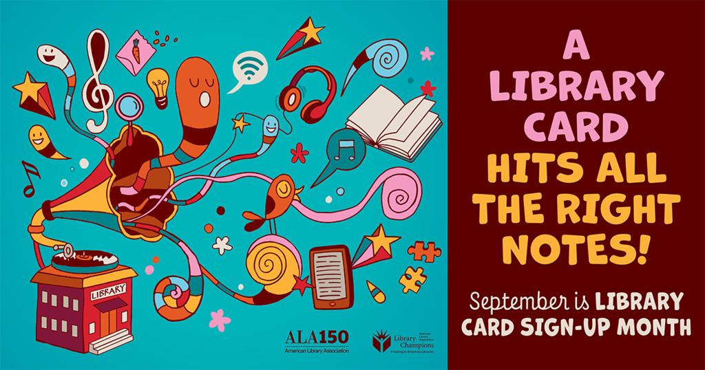 September is Library Card Sign-up Month