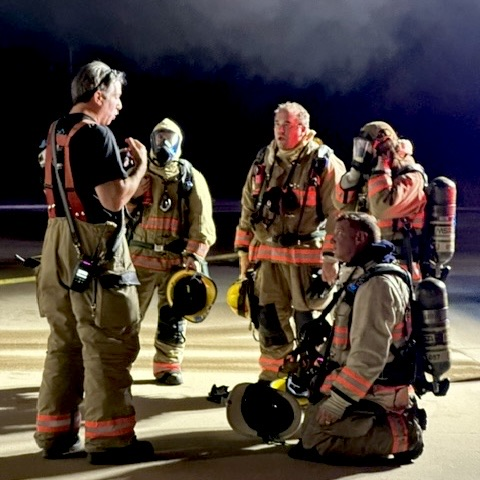 fire crews training
