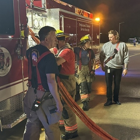 fire crews training